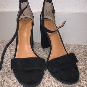 J.McLaughlin Suede Black Heels